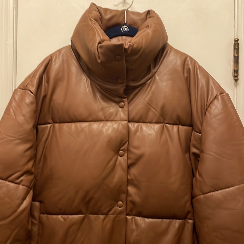 Funnel Neck Puffer Jacket Size XL NWOT - Picture 4 of 4